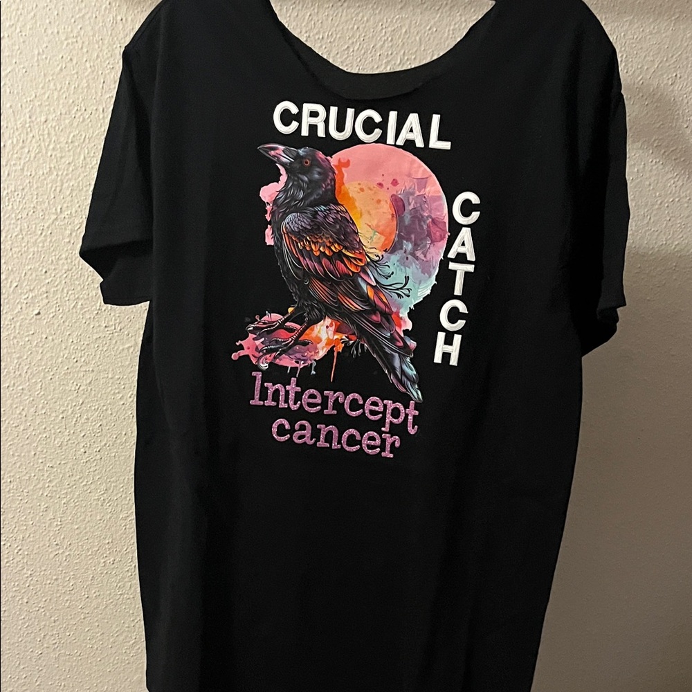 Gildan Black Tee with Colorful Graphic
